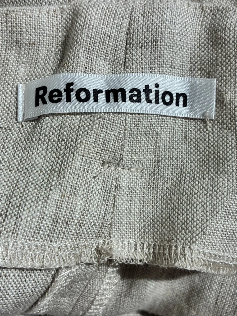 Reformation Norman High Waisted Linen Pants